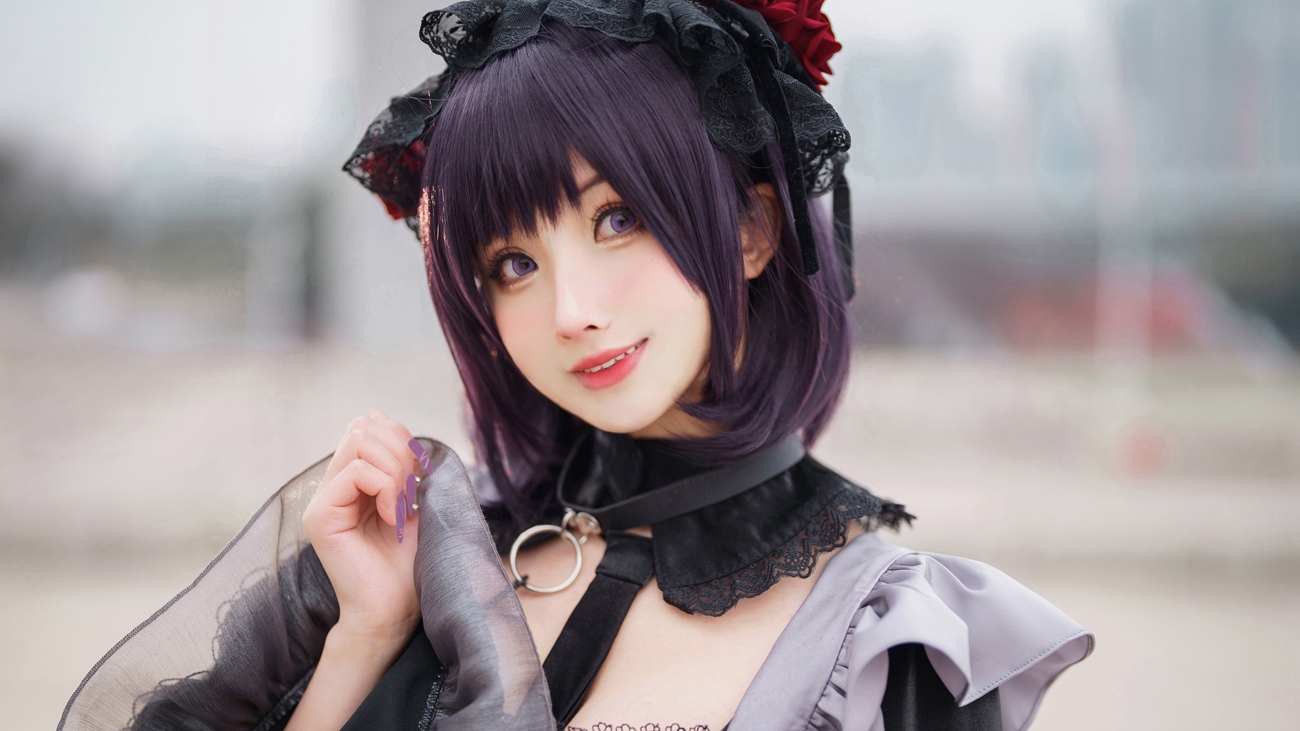COS福利 rioko凉凉子(肉扣热热子) – 黑江雫 漫展篇 海梦 [34P/1V/488MB]插图3