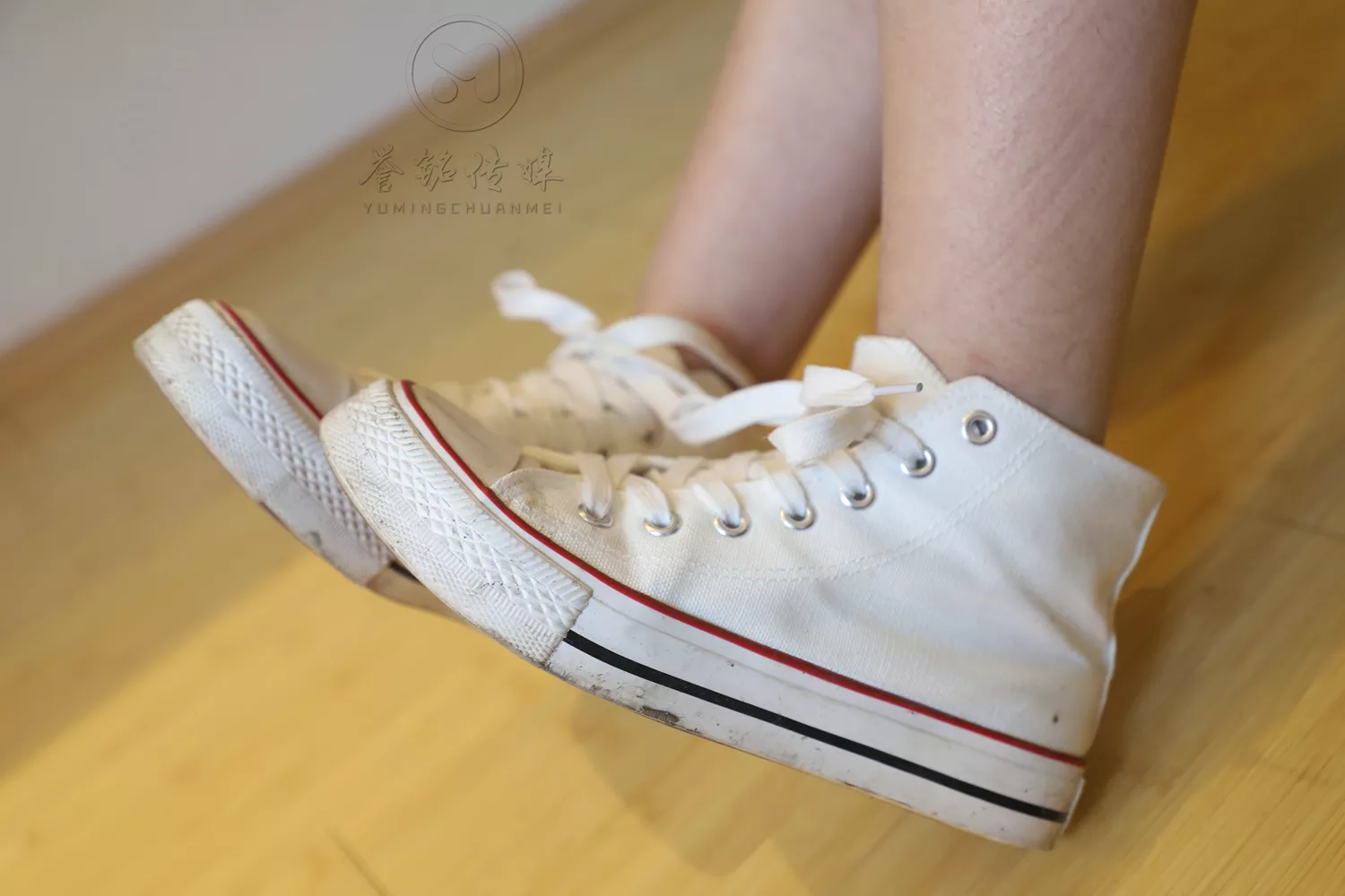 [誉铭传媒]袜足摄影 2019年 NO.017 爱心白棉袜[148P/1V/1.23GB]插图1