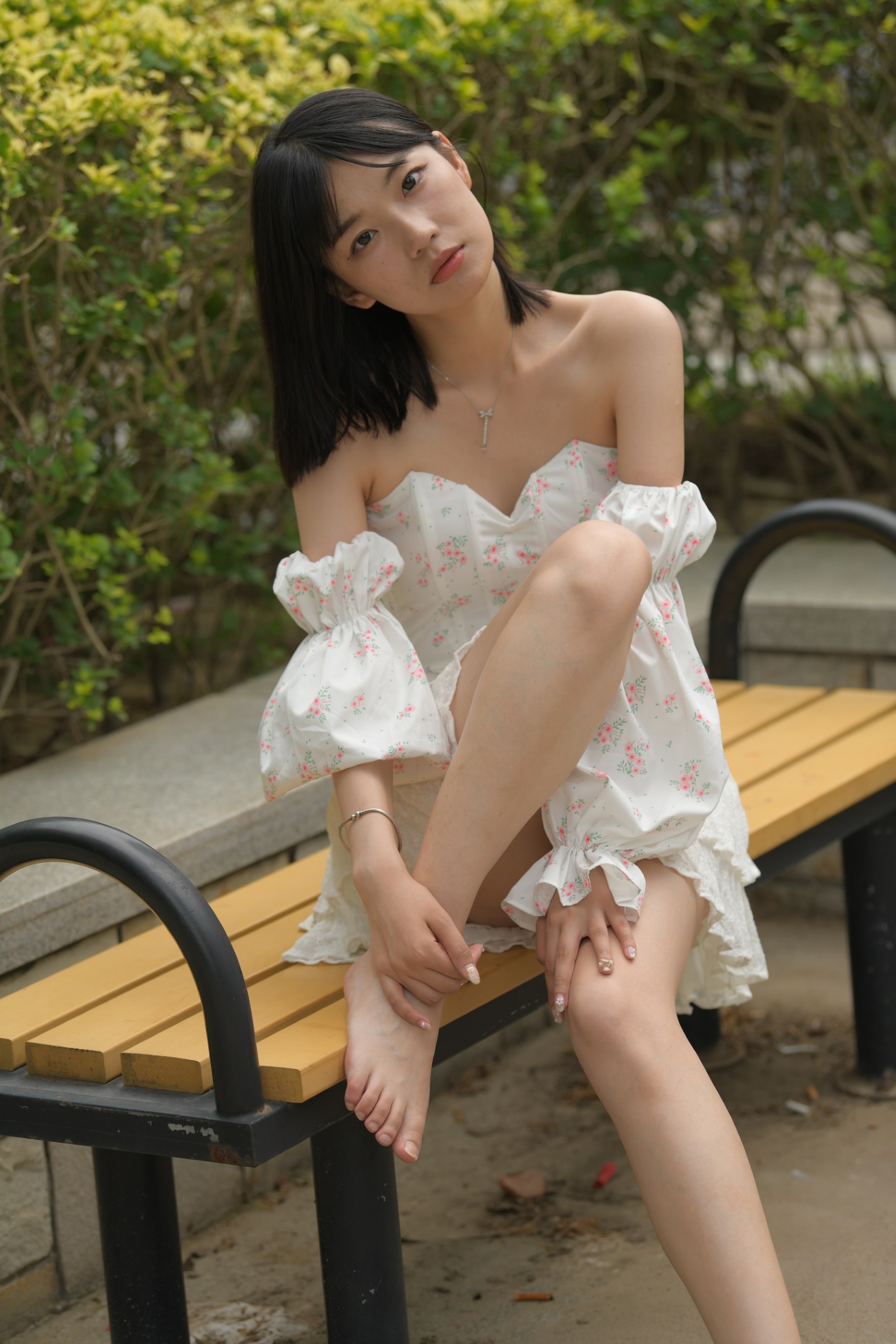 精选街拍作品 NO.2086 一始街拍作品 – 白裙女孩[486P/544MB]插图1