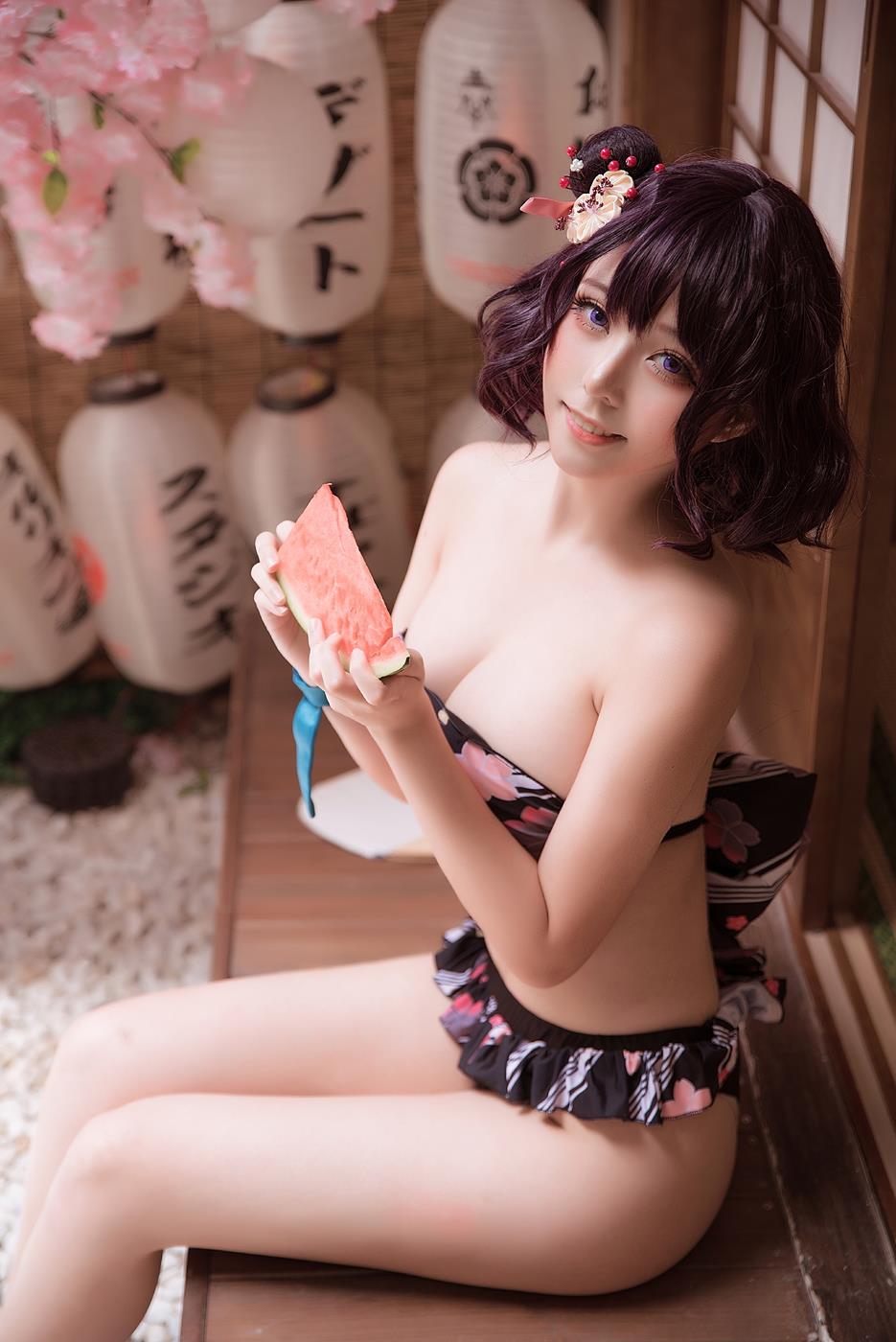 菌烨tako – 葛饰北斋 水着[9P/65MB]插图3