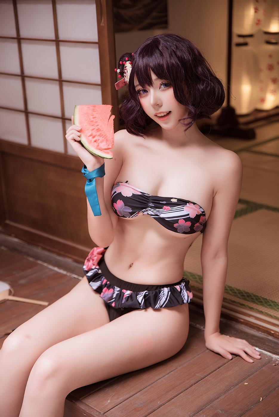 菌烨tako – 葛饰北斋 水着[9P/65MB]插图4
