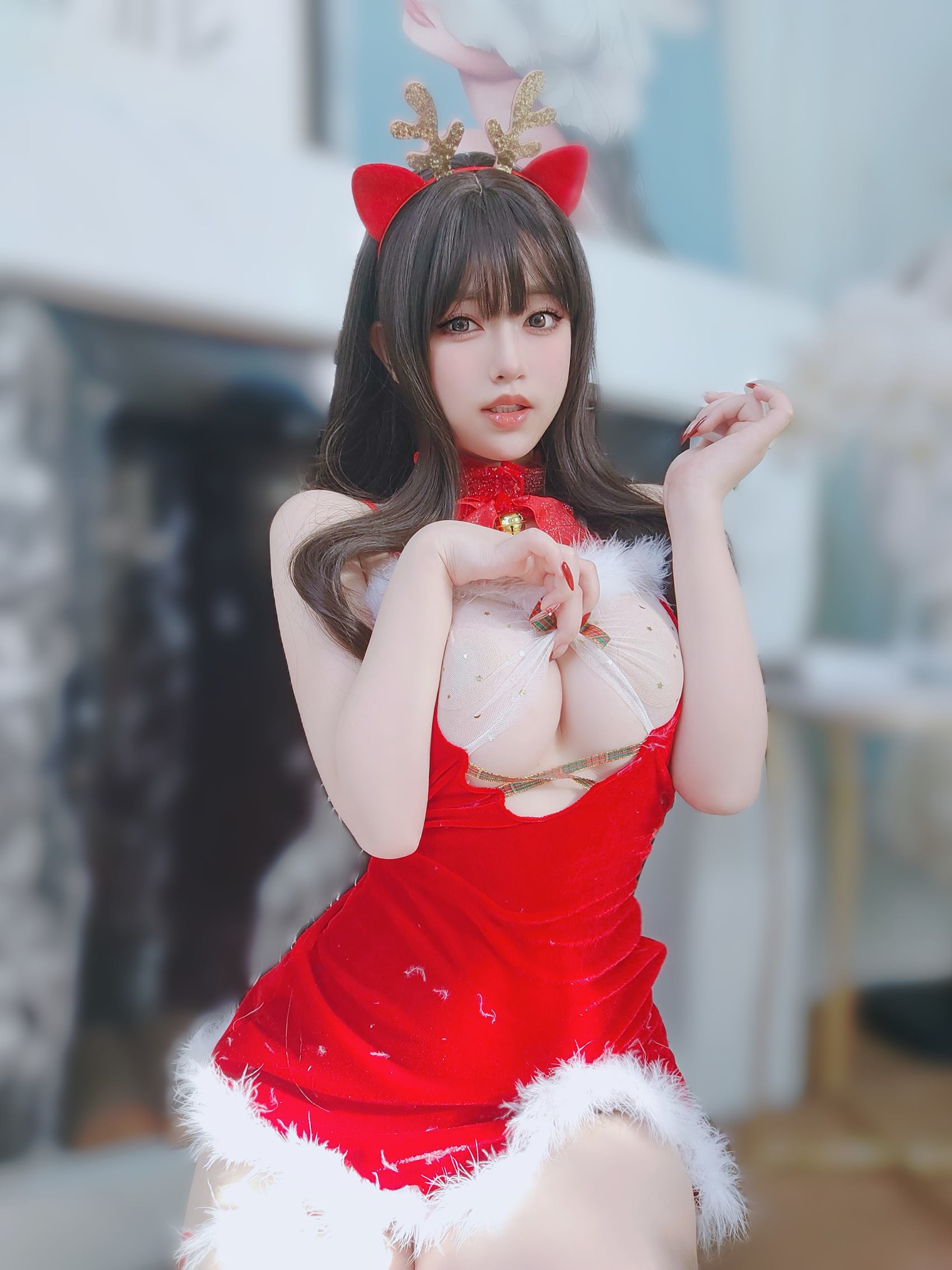 女主K – 圣诞麋鹿[100P/1V/460MB]插图5