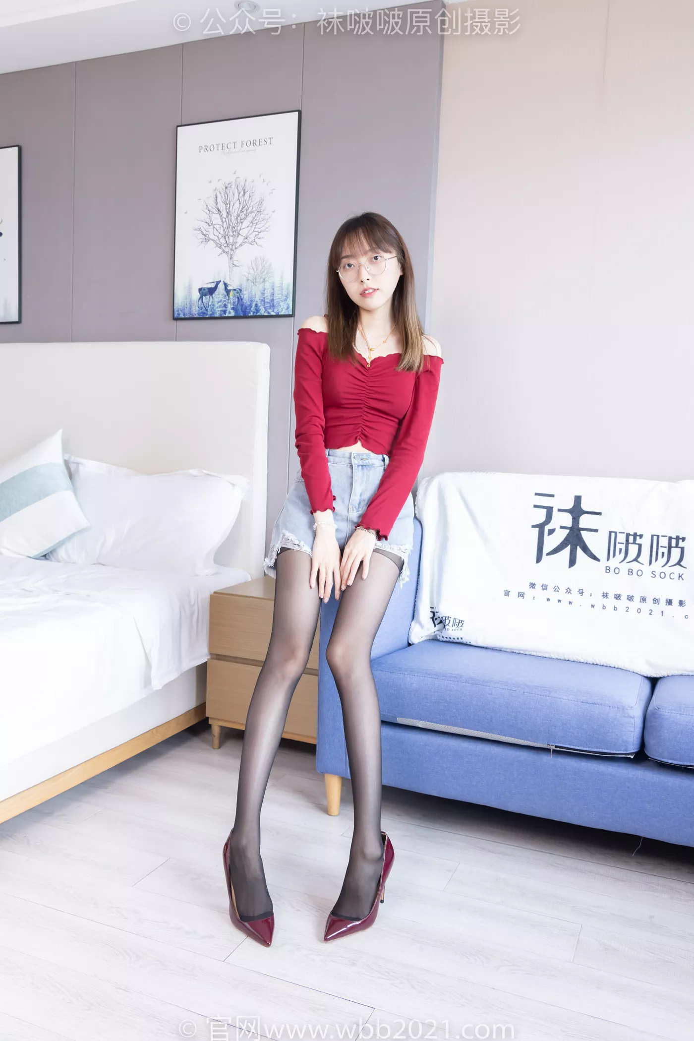 [BoBoSocks袜啵啵]NO.473 稚予-高跟鞋、黑丝、挑鞋[140P/1V/5.25GB]-萌图网