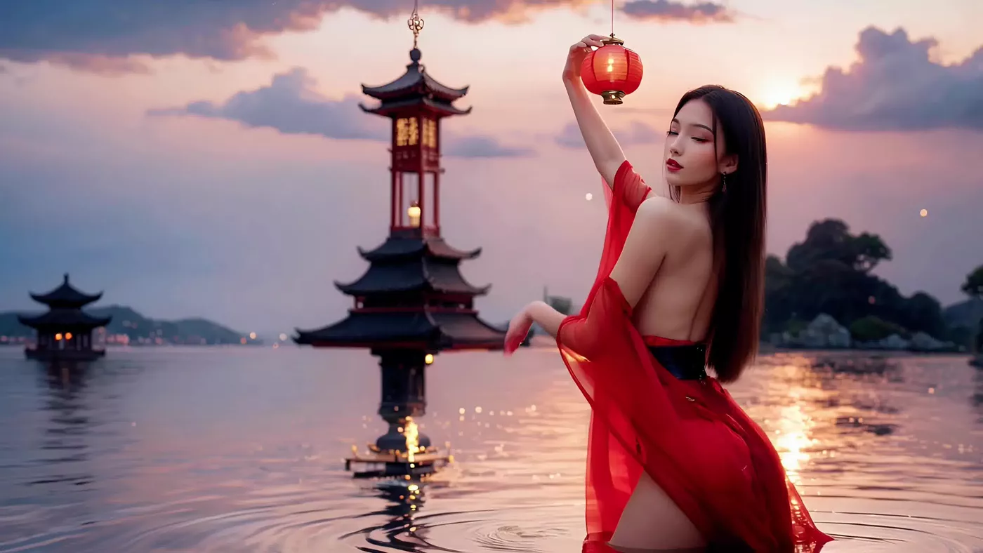 AI绘画 464 The Scarlet Geisha_ Passion in Every Step[20P/1V/239MB]插图3