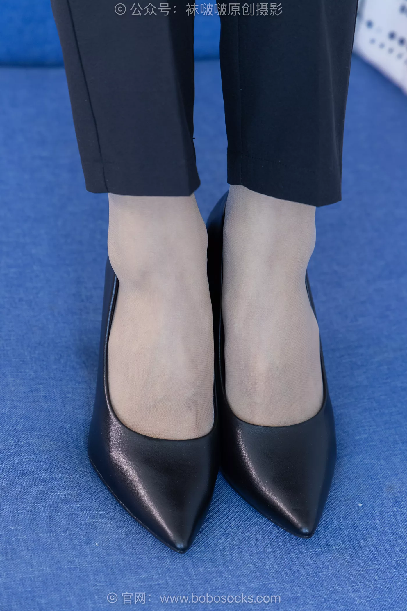 [BoBoSocks袜啵啵]NO.489 奶油 两双高跟鞋、薄肉丝、ol制服裤里丝、黑色美甲[151P/1V/7.76GB]插图4