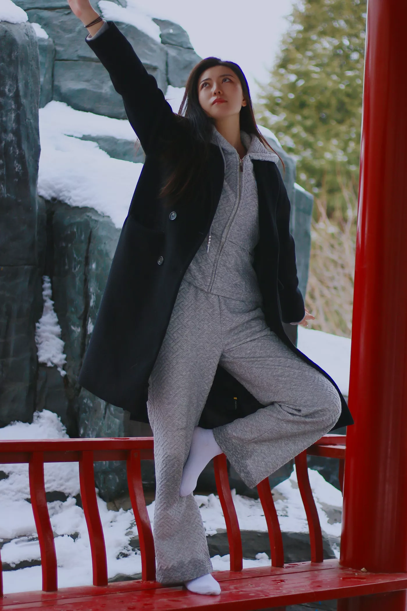 [织梦映像]NO.060 踏雪无痕-首次雪景拍摄，天寒地冻[300P/1V/3.58GB]插图2