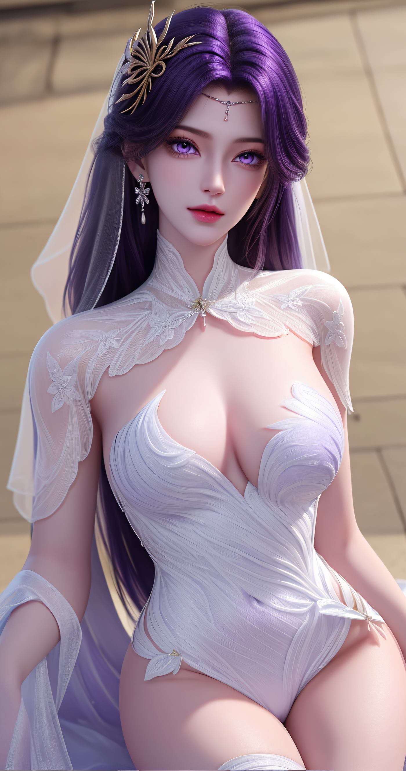 AI绘画 489 云曦白纱[41P/163MB]插图4
