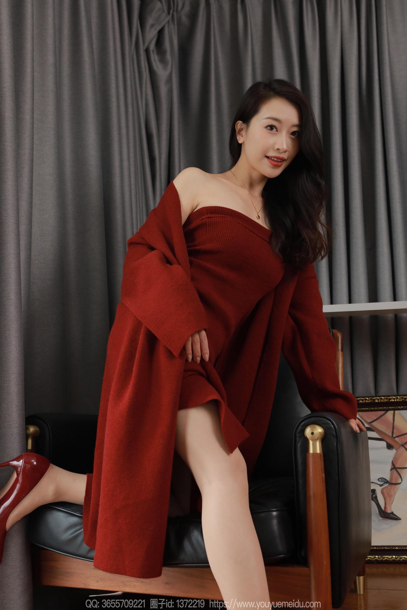 [IESS异思趣向] 2025.01.31 丝享家1965：小婕《红色针织裙（下）》[83P/71MB]插图4