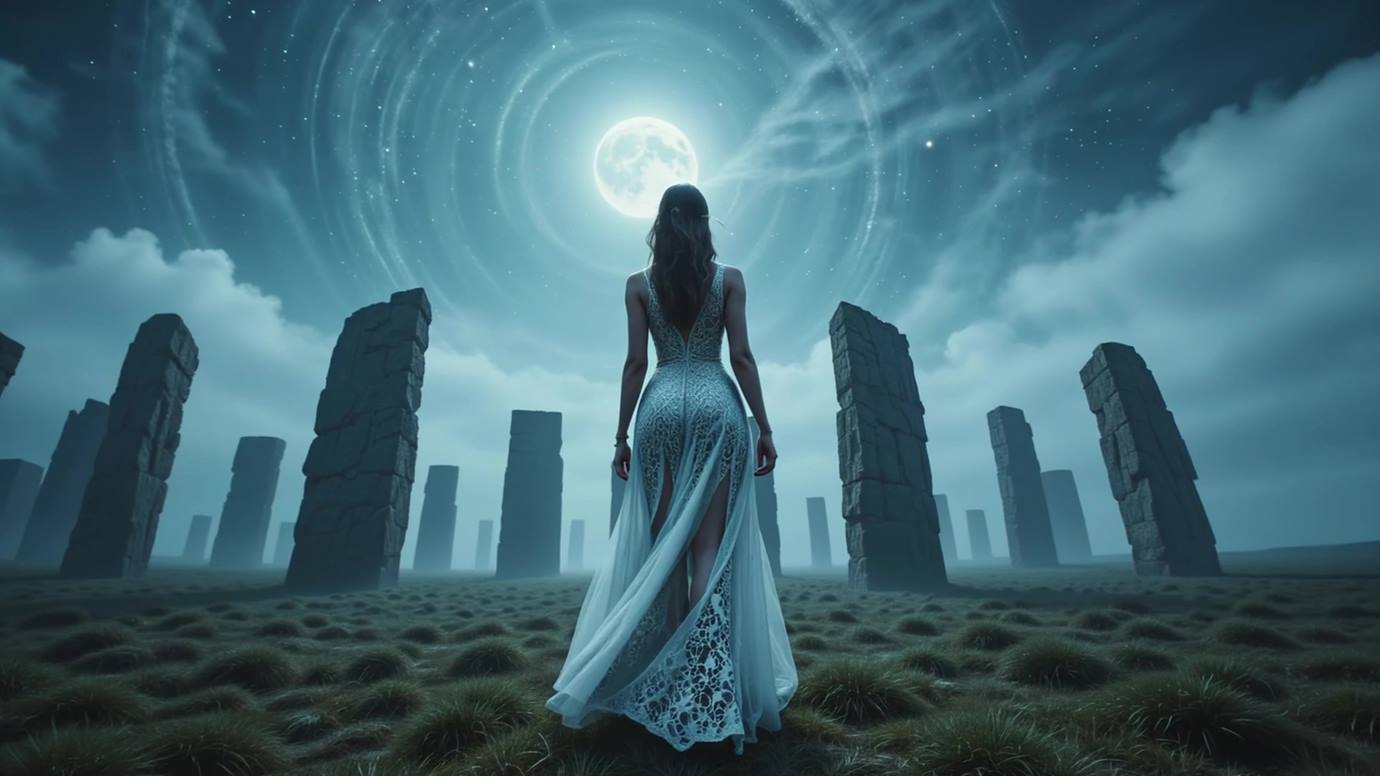 AI Video 043 Mystical TTRPG Ambient Music with Celestial Goddesses[4K/1V/501MB]-萌图网