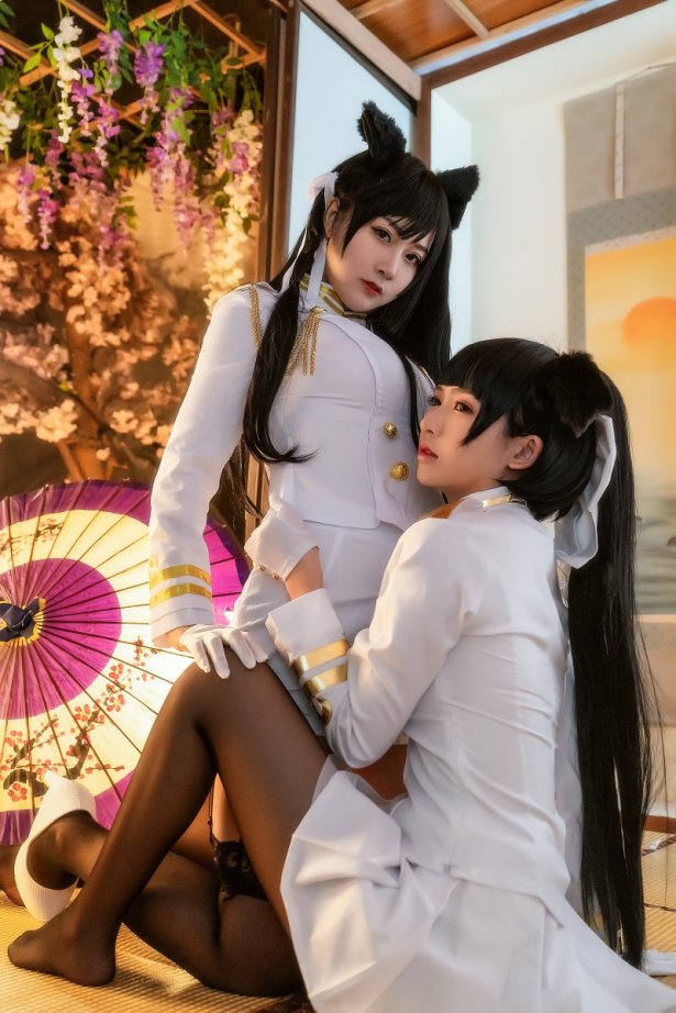 网红Coser@鳗鱼霏儿 – 双人本 舰队服[27P/1.04G]-萌图网