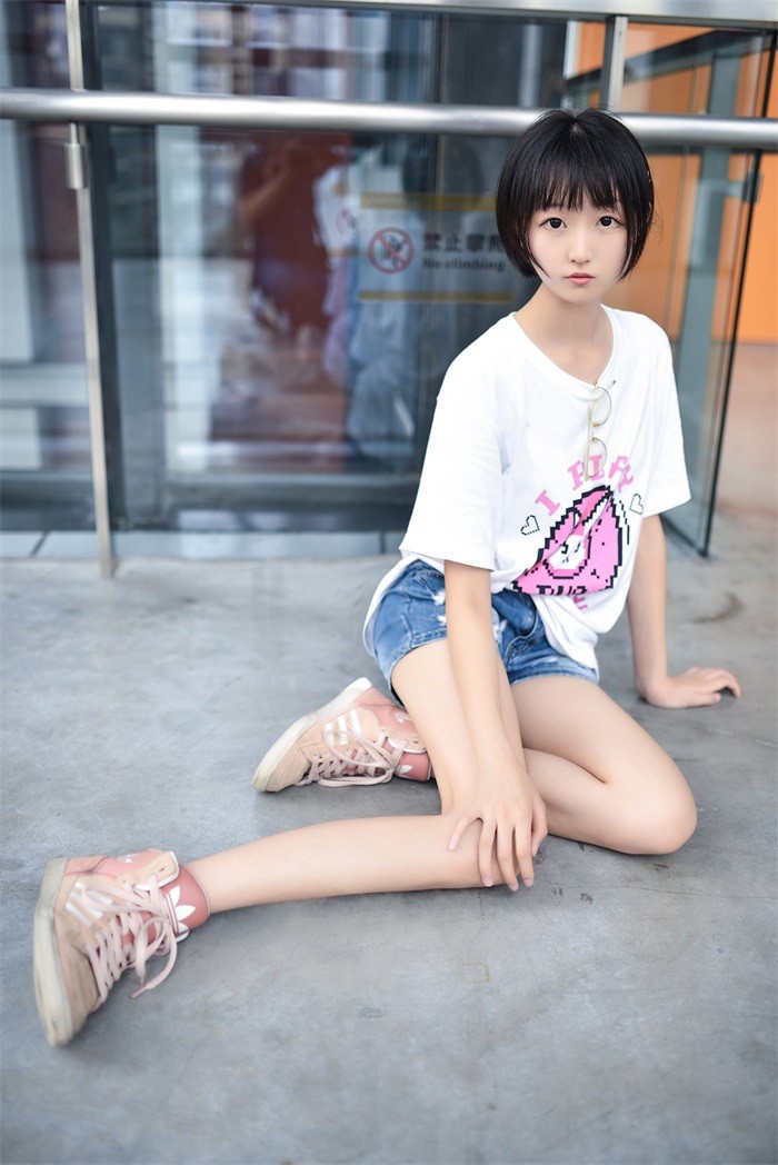 风之领域精品写真@No.105 牛仔短裤小丸子 [45P/198MB]插图1