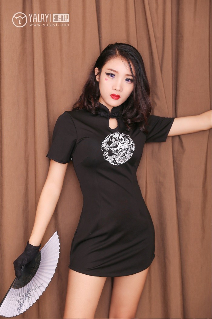[YALAYI雅拉伊] 2018.12.12 No.028 禁欲系旗袍 兔洱 [41P/429MB]插图3