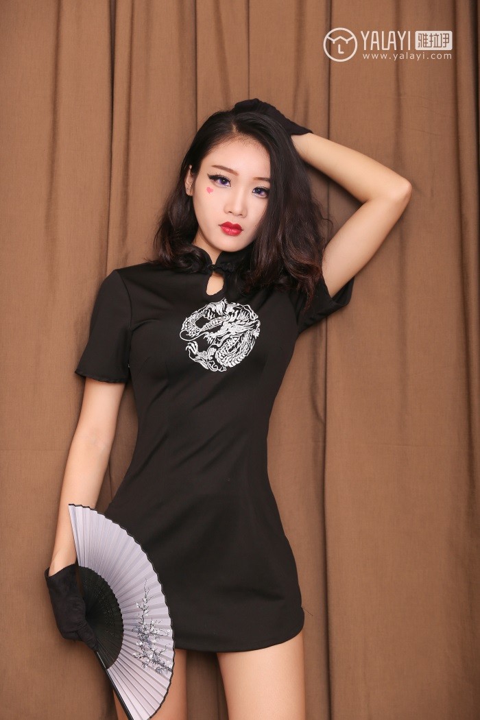 [YALAYI雅拉伊] 2018.12.12 No.028 禁欲系旗袍 兔洱 [41P/429MB]插图2