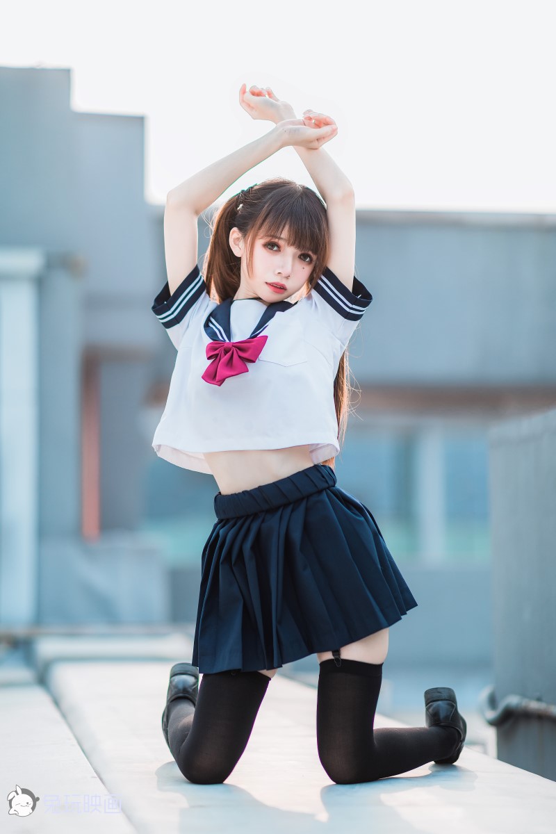 兔玩映画 VOL.013 天台de少女 [39P-627MB]插图1