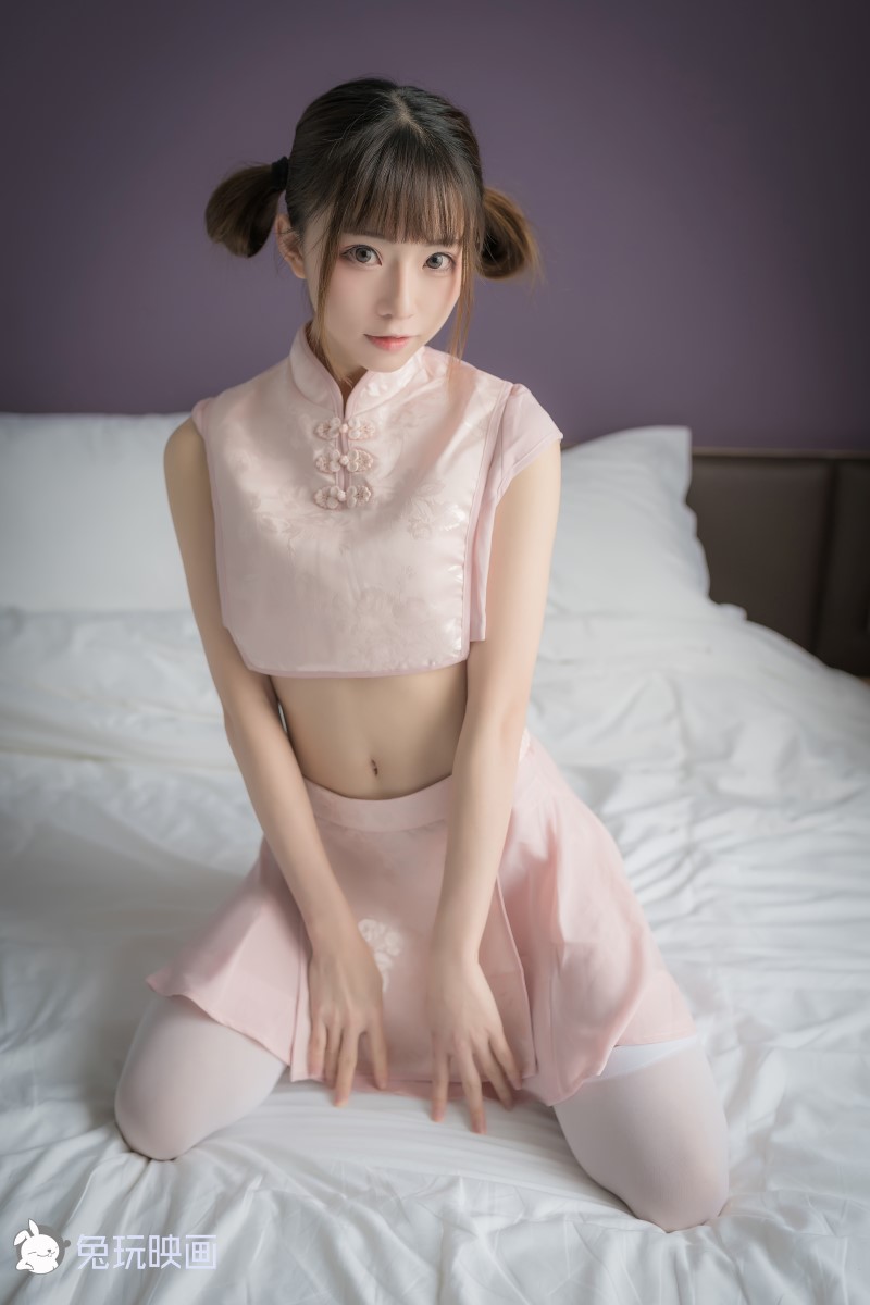 兔玩映画 VOL.031 白丝蓝粉色团子 [41P/144MB]插图1