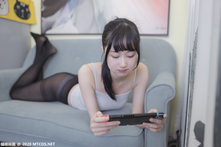 [喵糖映画]VOL.199 绵绵黑丝白T [30P/327MB]插图2