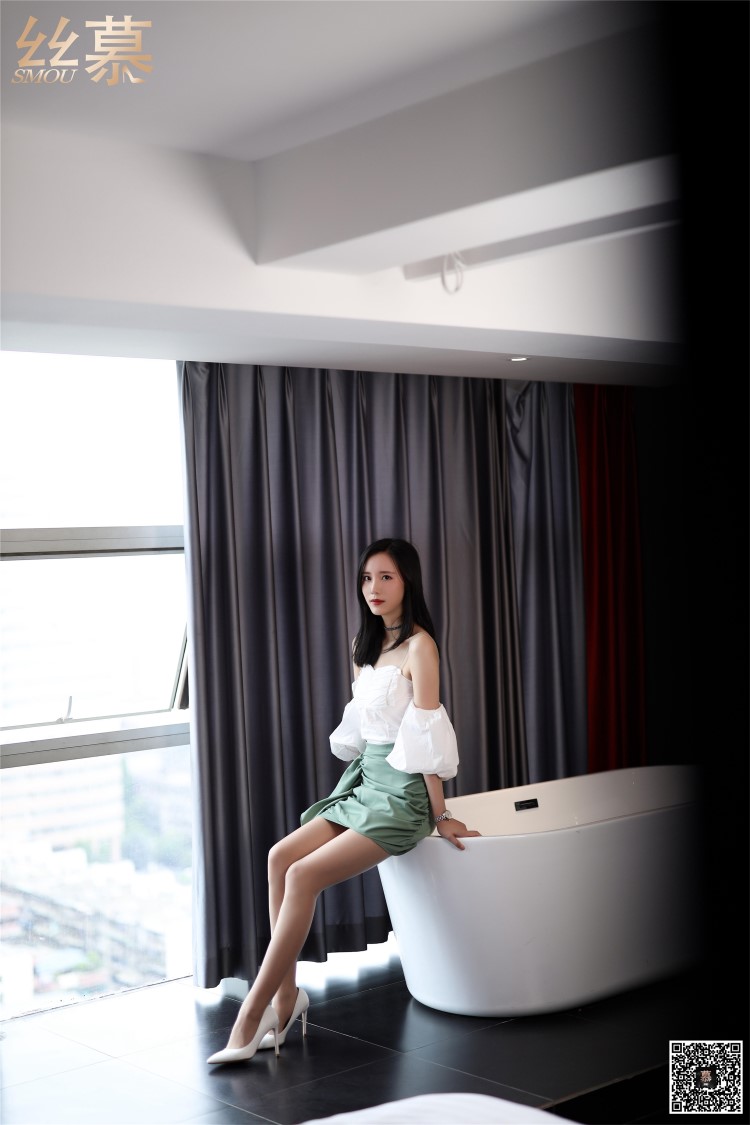 丝慕写真 SM268 天天一元 紫宁《浴享丝滑》[77P/229MB]插图4
