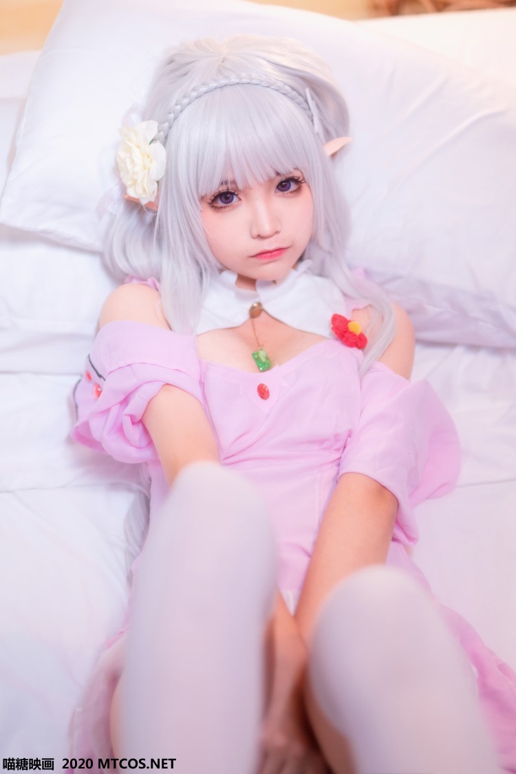 喵糖映画 VOL.118 露肩睡裙 蠢沫沫[40P/680M]插图2