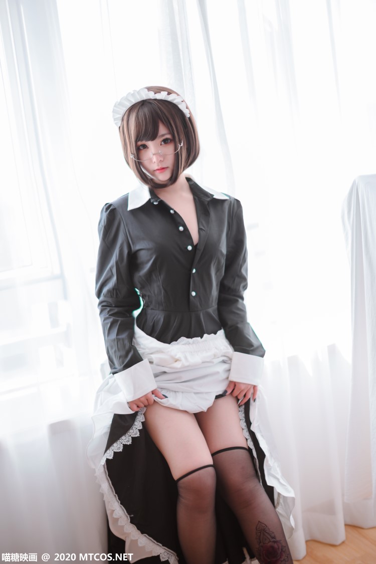 [喵糖映画]VOL.212 家有黑丝女仆 [20P/376MB]插图2