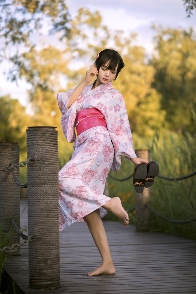 知名动漫博主@黑猫猫OvO -和服超进化 [14P/163MB]插图3