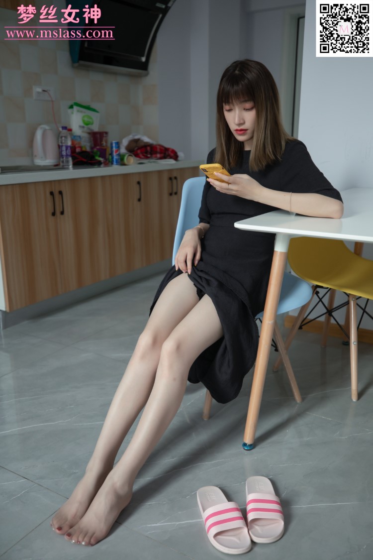 [MSLASS梦丝女神] 2020-06-18 晓晓6 黑衣少女[63P/655M]