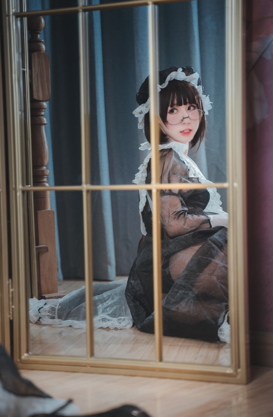 萌妹子 南鸽  透明女仆 [50P/2V/568MB]插图4