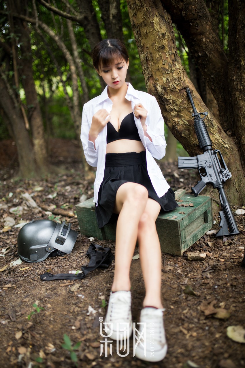 [Girlt果团网]2017.12.24 NO.109 美女野外激战 [45P/565MB]