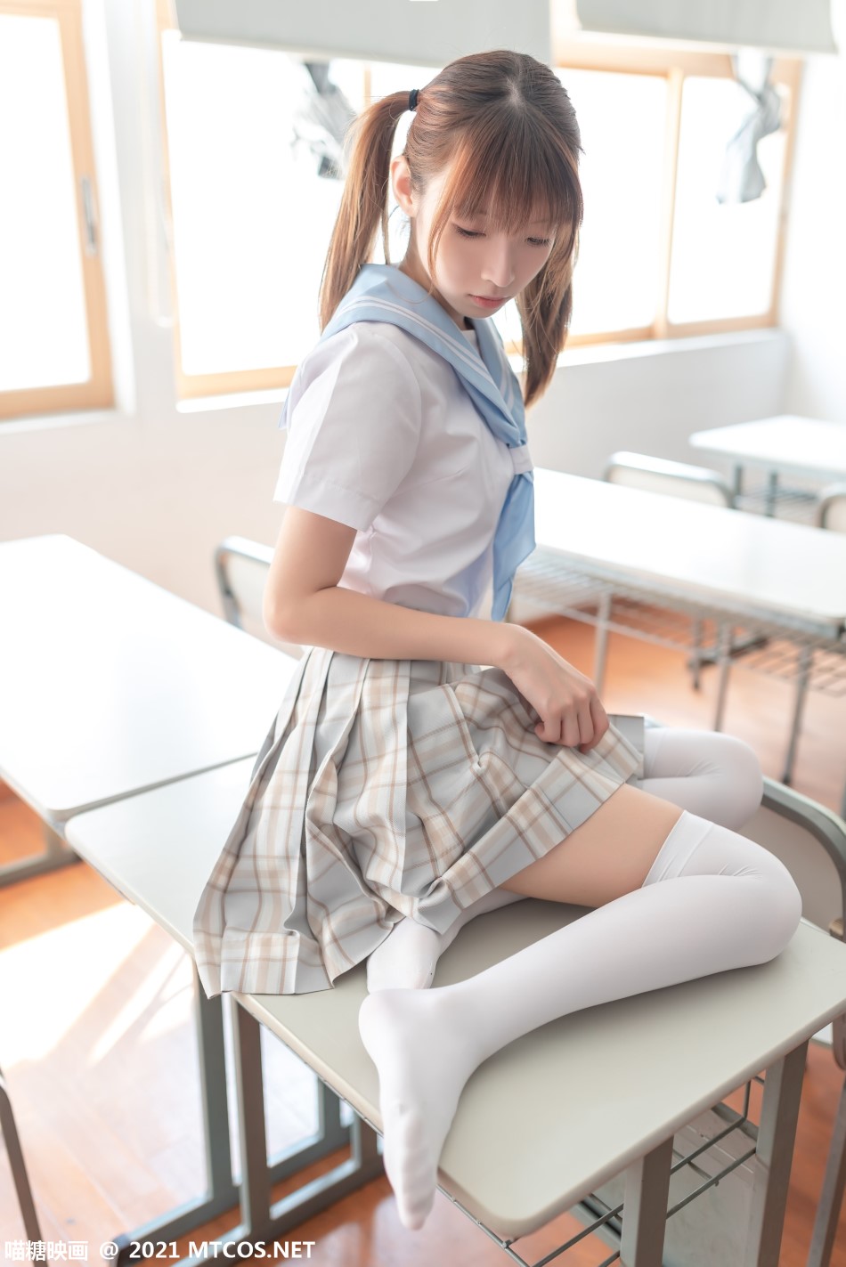 [喵糖映画]VOL.395 值日学妹 [37P/68MB]插图4