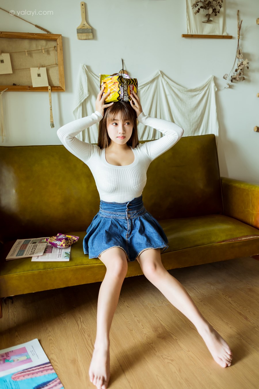 [YALAYI雅拉伊]2021.05.12 NO.795 宅女日常 虞艺 [43+1P/457MB]插图5