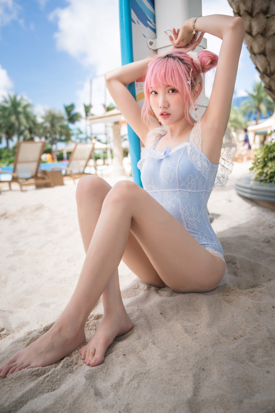 瓜希酱 – 度假水着 [10P/72MB]插图1
