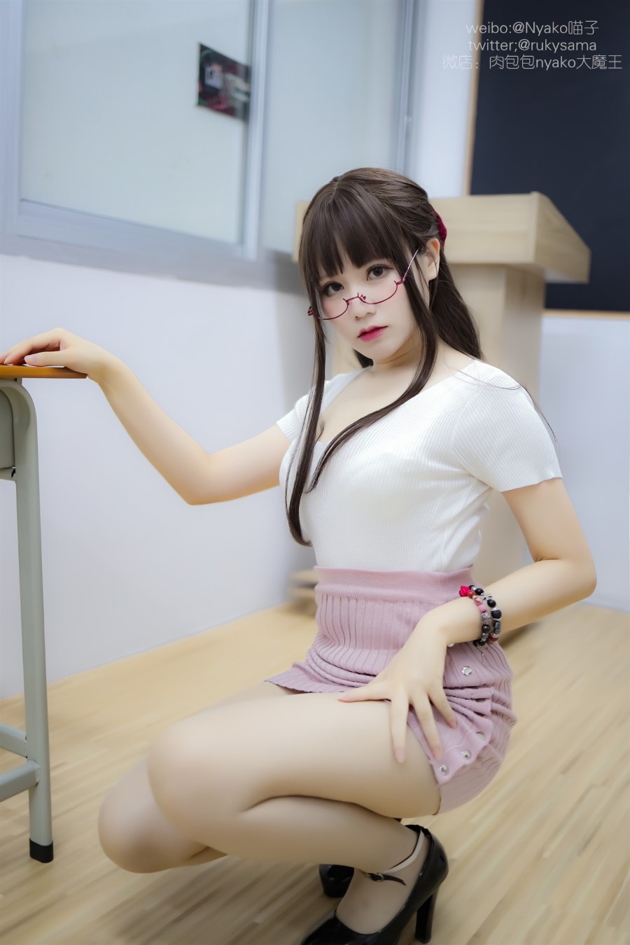 Nyako喵子 – 欲求不满的老师 [122P/221MB]插图4