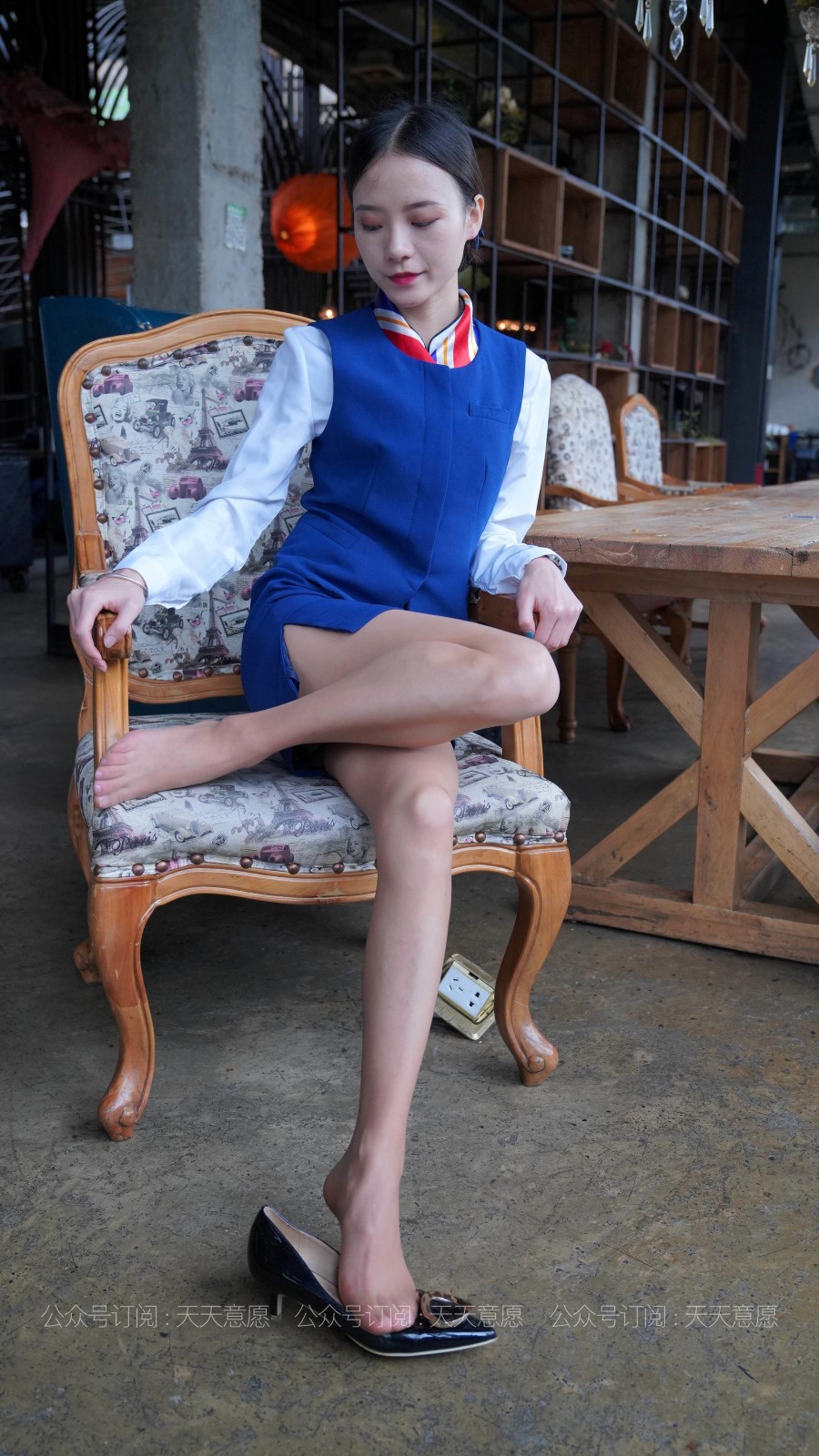 [IESS异思趣向] 2021.04.11 丝享家766：小六《蓝色套装展示》[73P/83MB]插图3