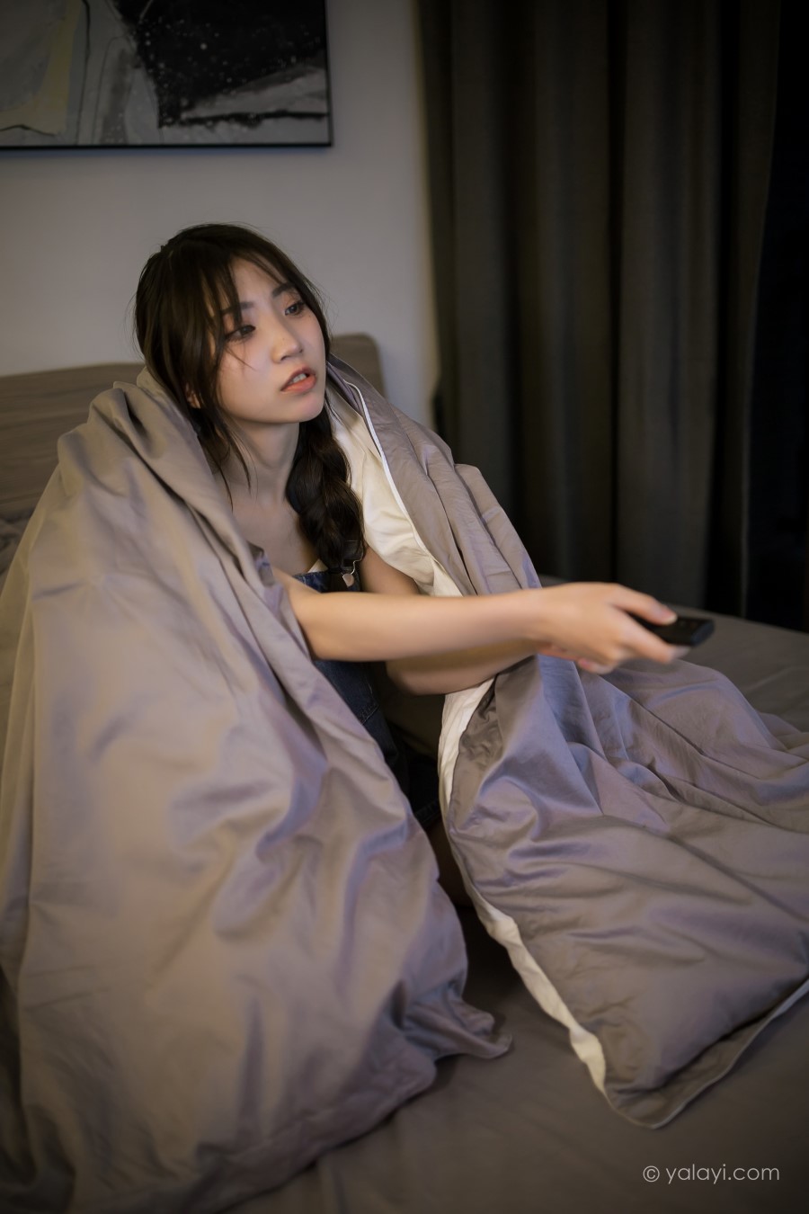 [YALAYI雅拉伊]2021.06.21 NO.809 宅家日记 小乔 [41+1P/425MB]插图4
