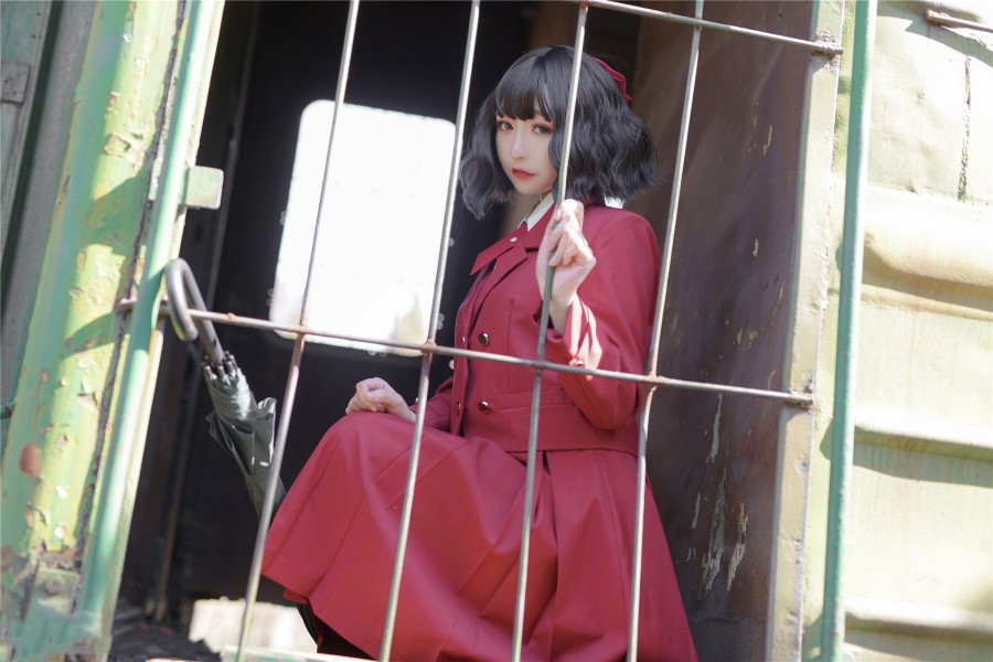 [喵糖映画]VOL.444 红色JK裙 [39P/107MB]插图2