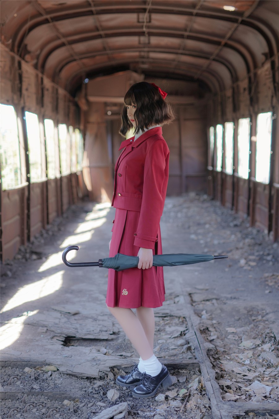 [喵糖映画]VOL.444 红色JK裙 [39P/107MB]插图3