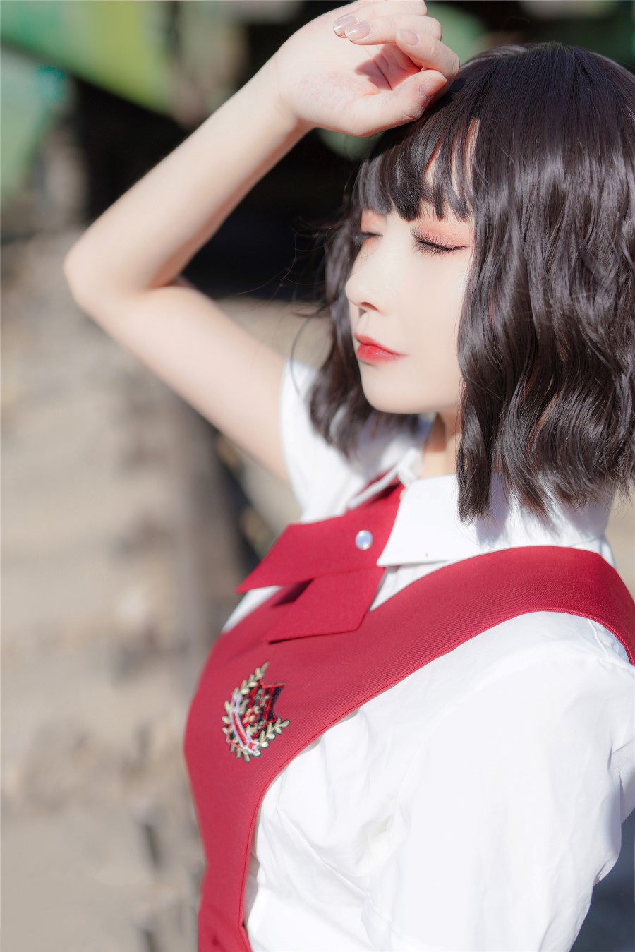 [喵糖映画]VOL.444 红色JK裙 [39P/107MB]插图4