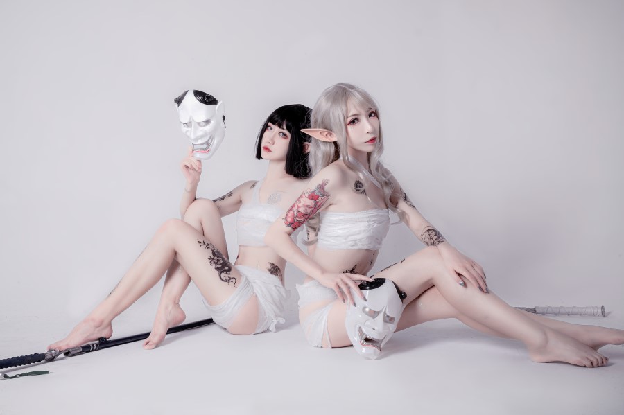阮邑_Fairy – 绑带和武士 [40P/401MB]插图4