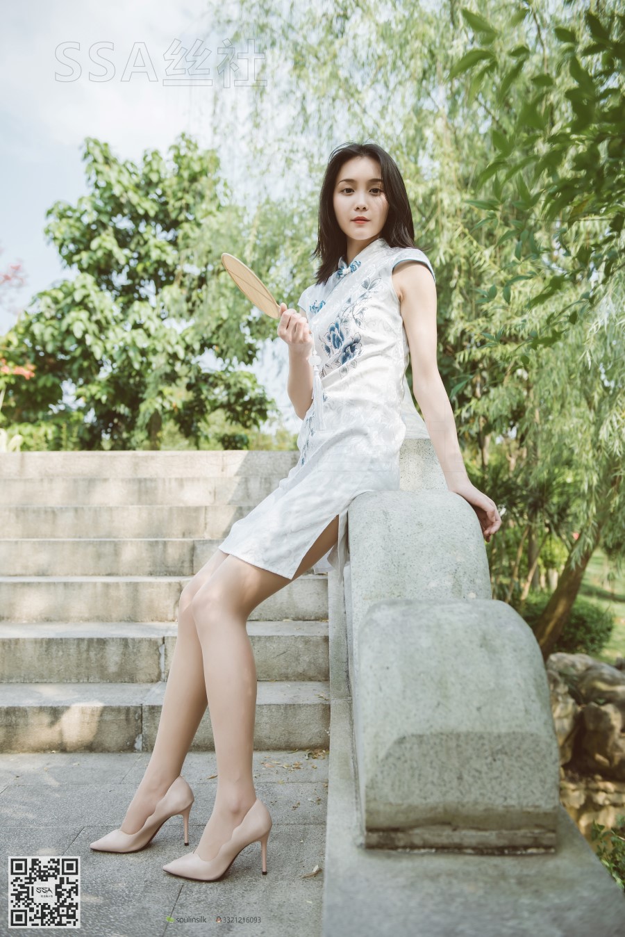 [SSA丝社]超清写真 NO.111 君君 腿模君君的旗袍秀 [163P/1.56GB]插图3