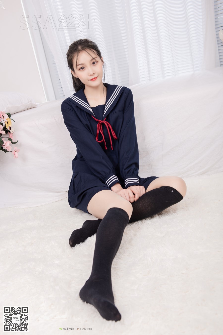 [SSA丝社]超清写真 NO.142 丽萍 JK制服的穿搭示范 [133P/1.61GB]插图1