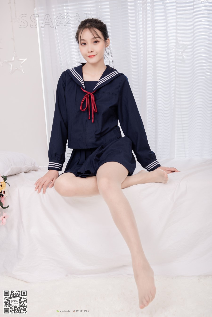 [SSA丝社]超清写真 NO.142 丽萍 JK制服的穿搭示范 [133P/1.61GB]插图4
