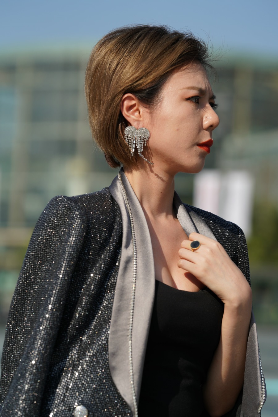 精选街拍 No.847 霸气短发凉高御姐 1 [85P/78MB]插图2