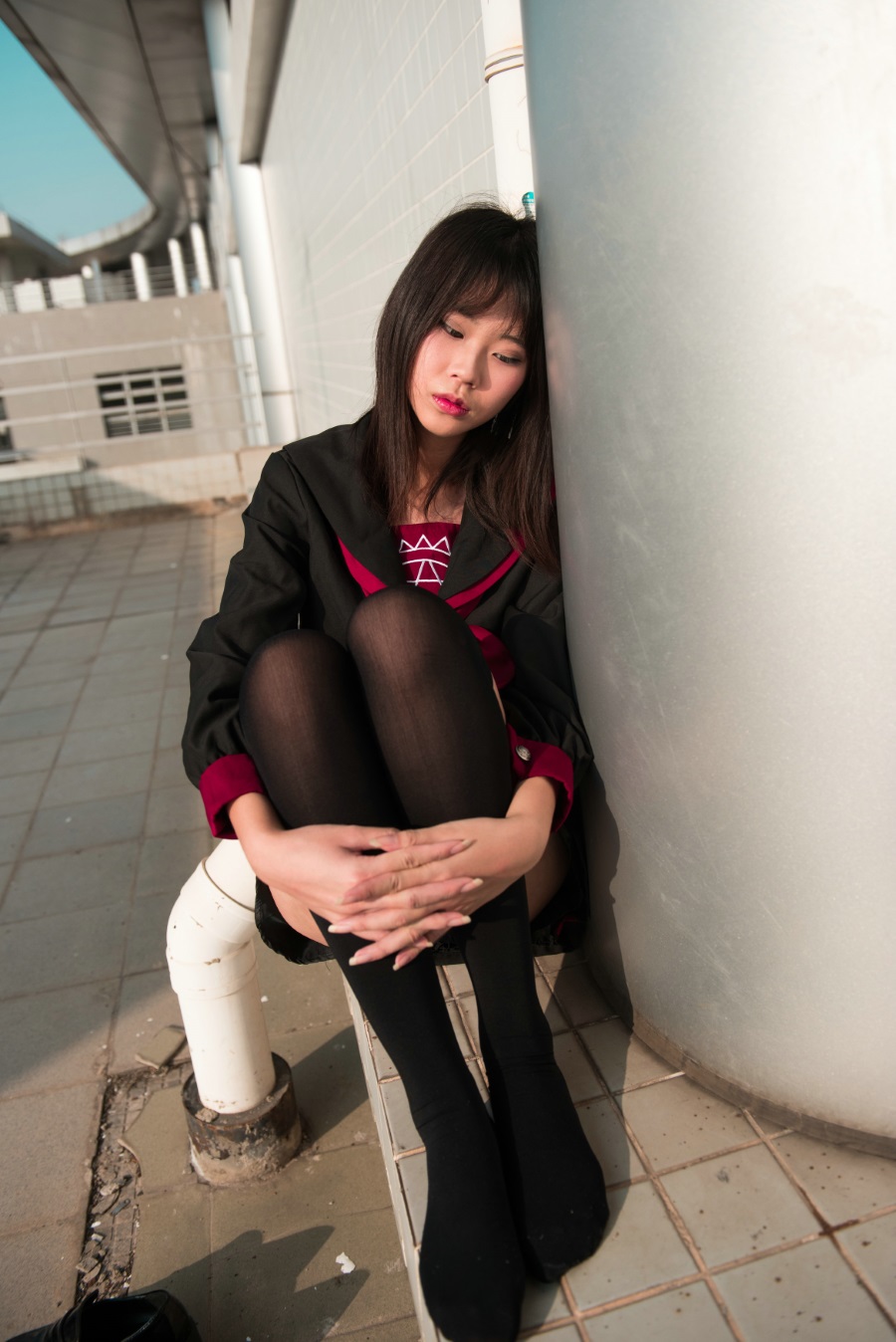 精选街拍 No.916 活力美术生JK美少女 3 [101P/83MB]插图3