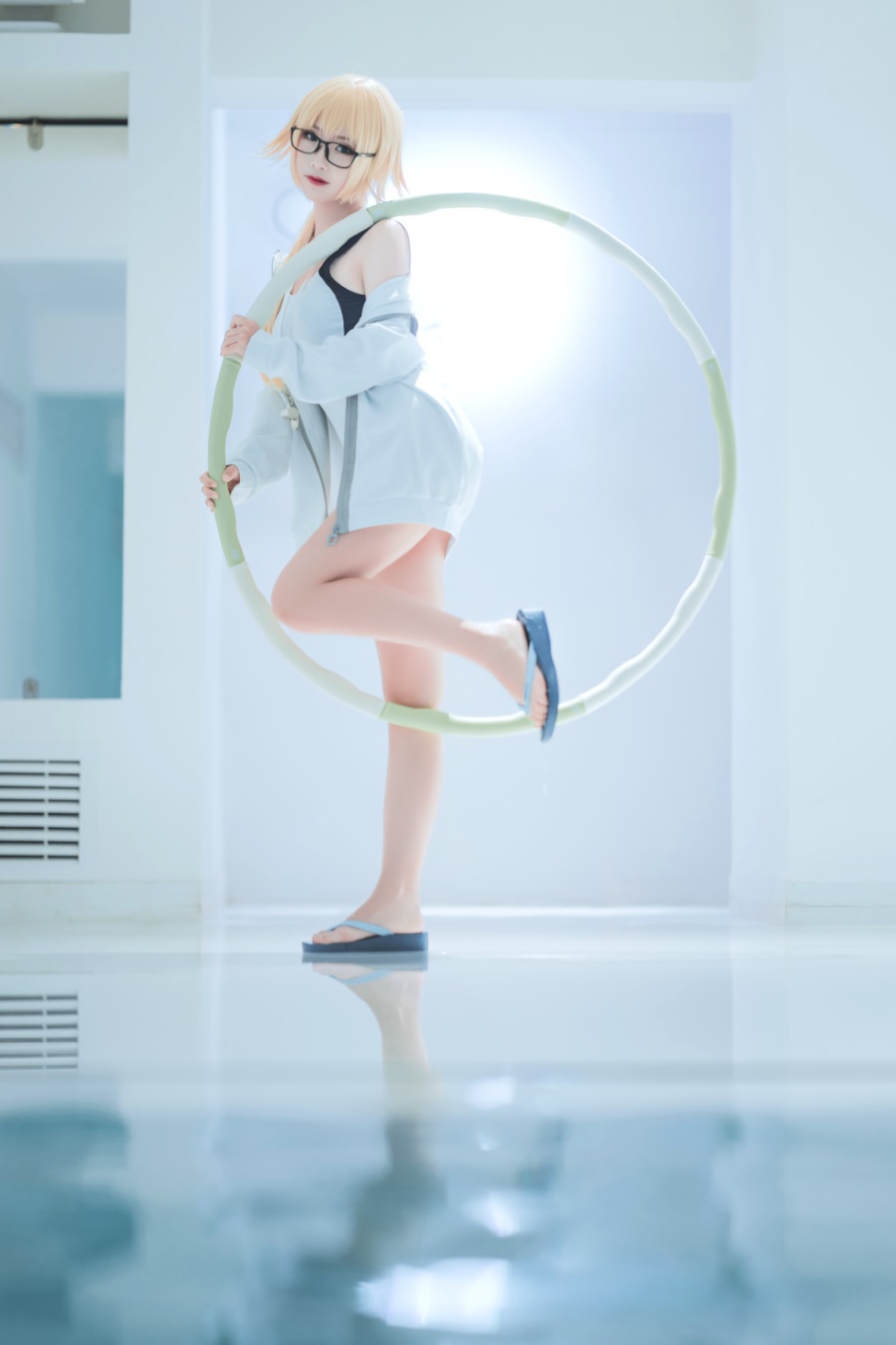 面饼仙儿 – 贞德泳衣 [15P/171MB]插图4