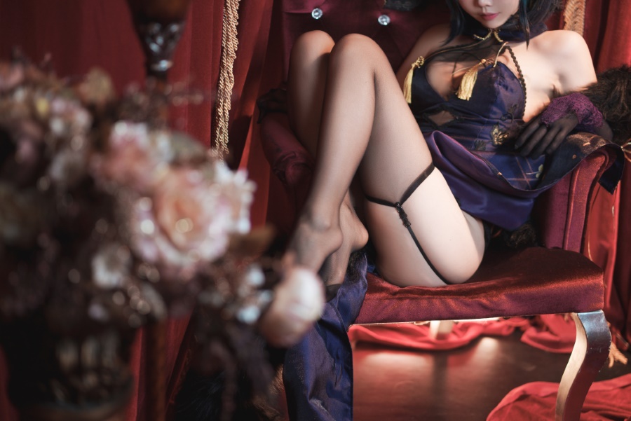 面饼仙儿 – 柴郡旗袍 [21P/1V/790MB]插图4