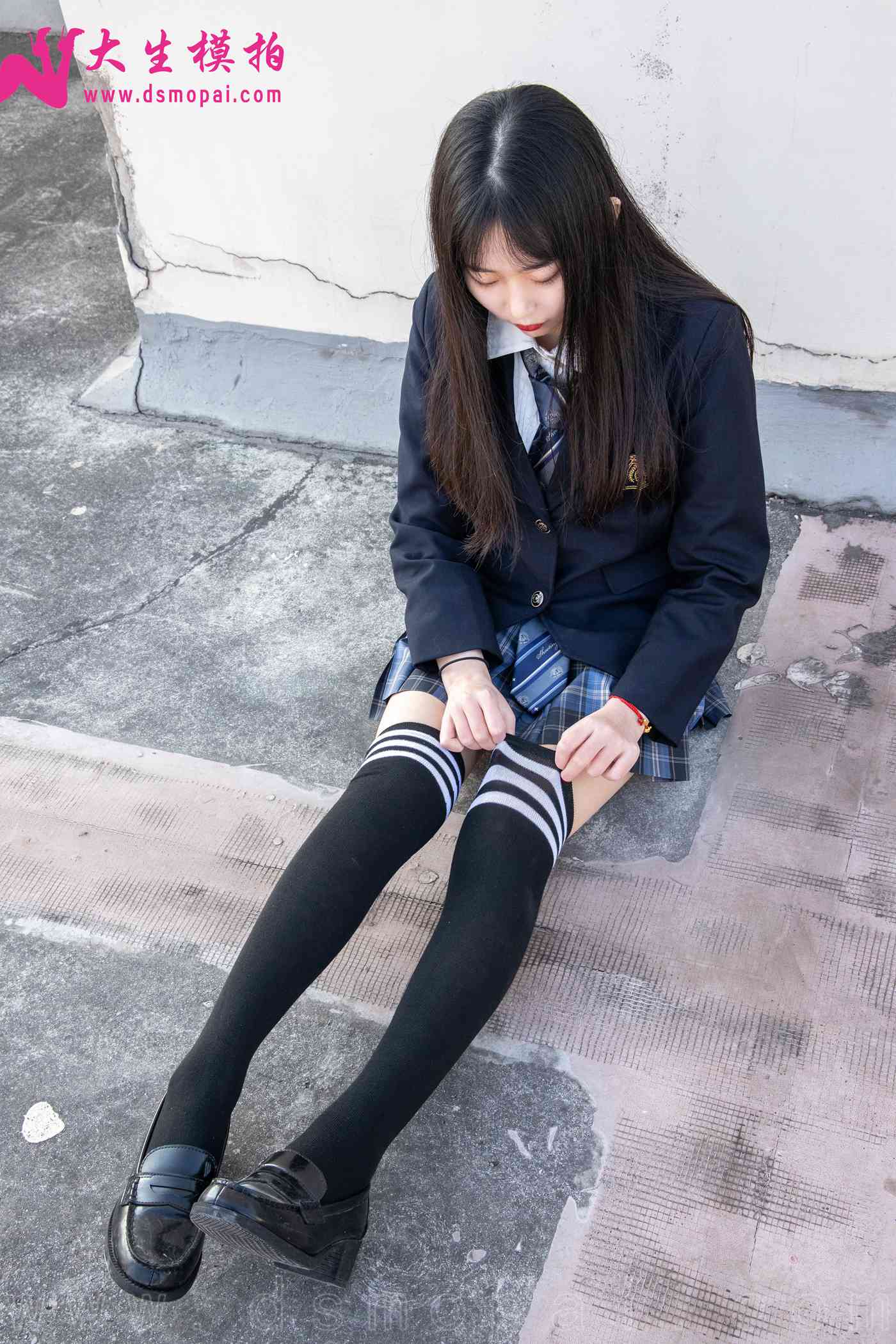 大生模拍 NO.264 丹丹 可爱学院风少女 [55P/666MB]插图2