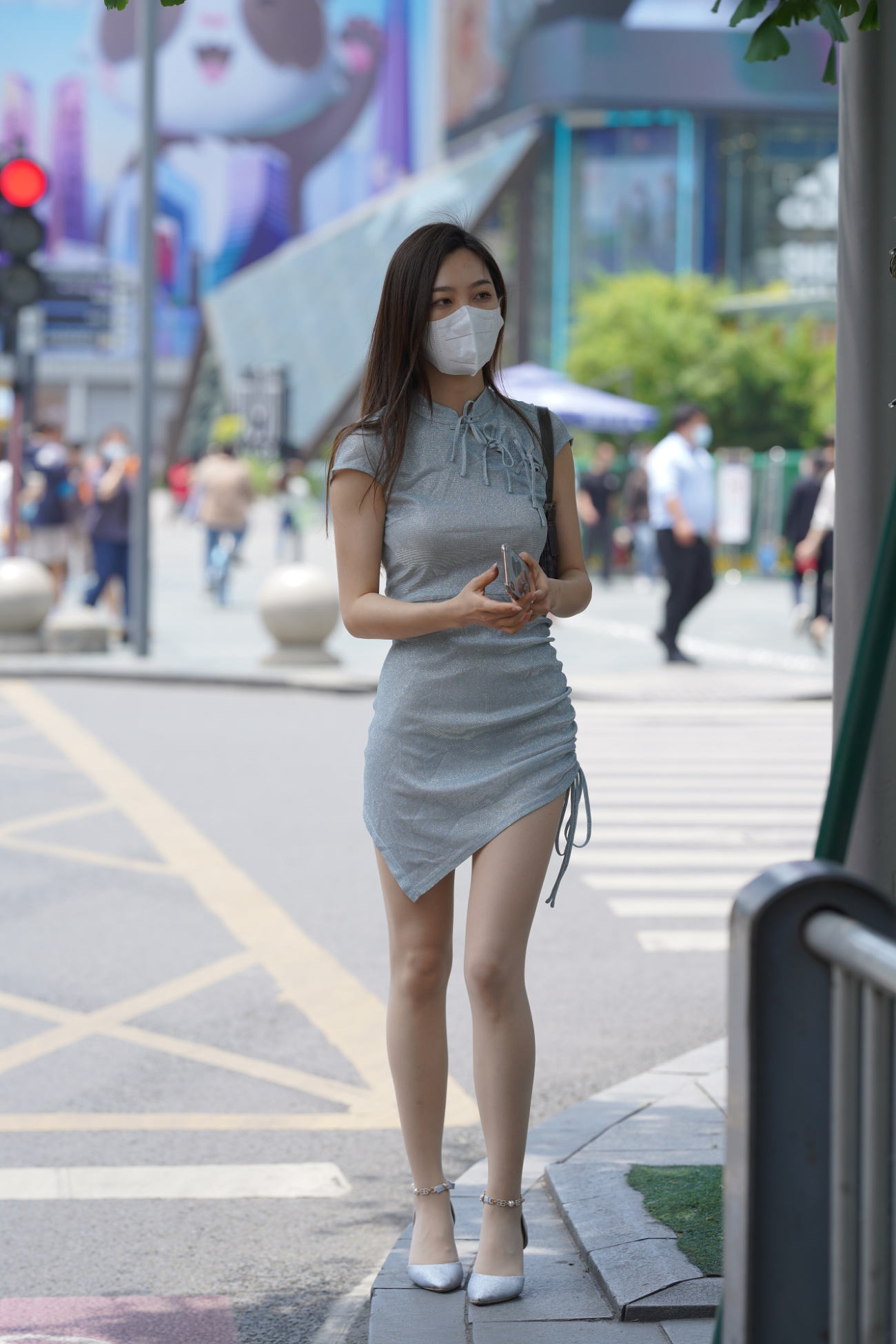 精选街拍 No.1102 气质优雅的旗袍长腿小姐姐（9） [135P/183M]插图3