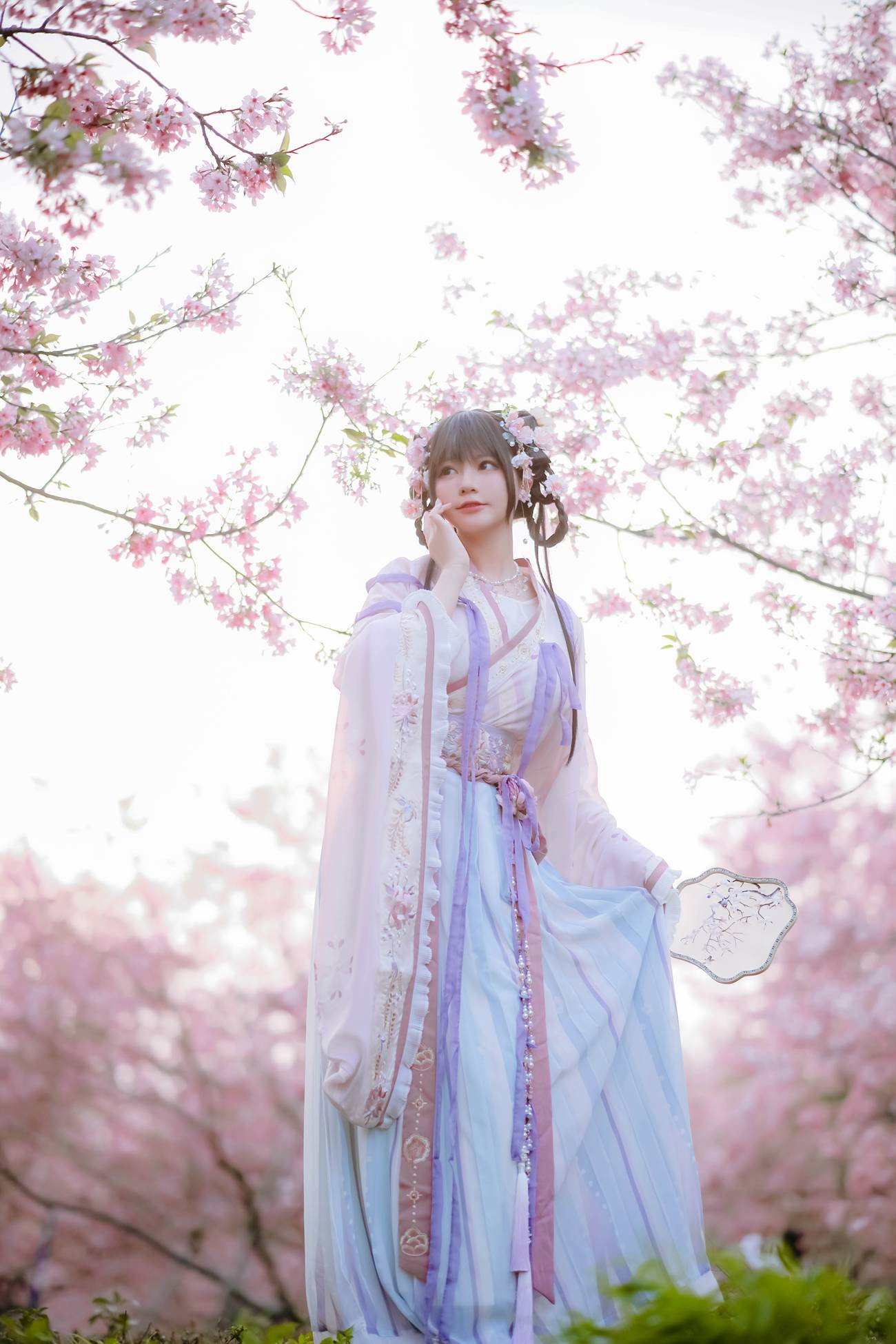 萌妹子Nyako喵子 – 樱花汉服 花神祈愿 [52P/209MB]插图4