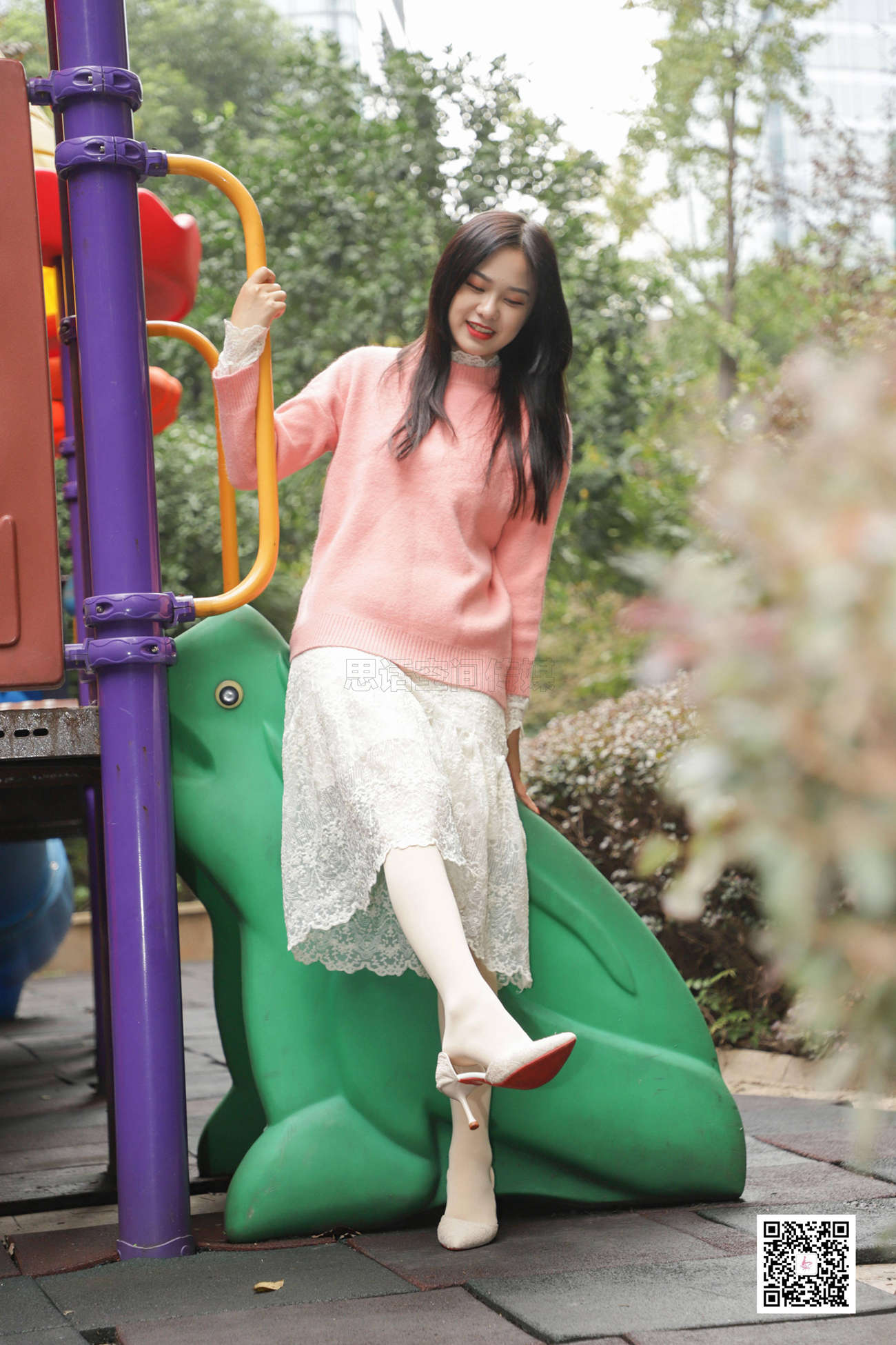 [SiHua思话]SJ059 橙子 温柔浅口中跟高跟鞋[54P/74.4MB]插图1