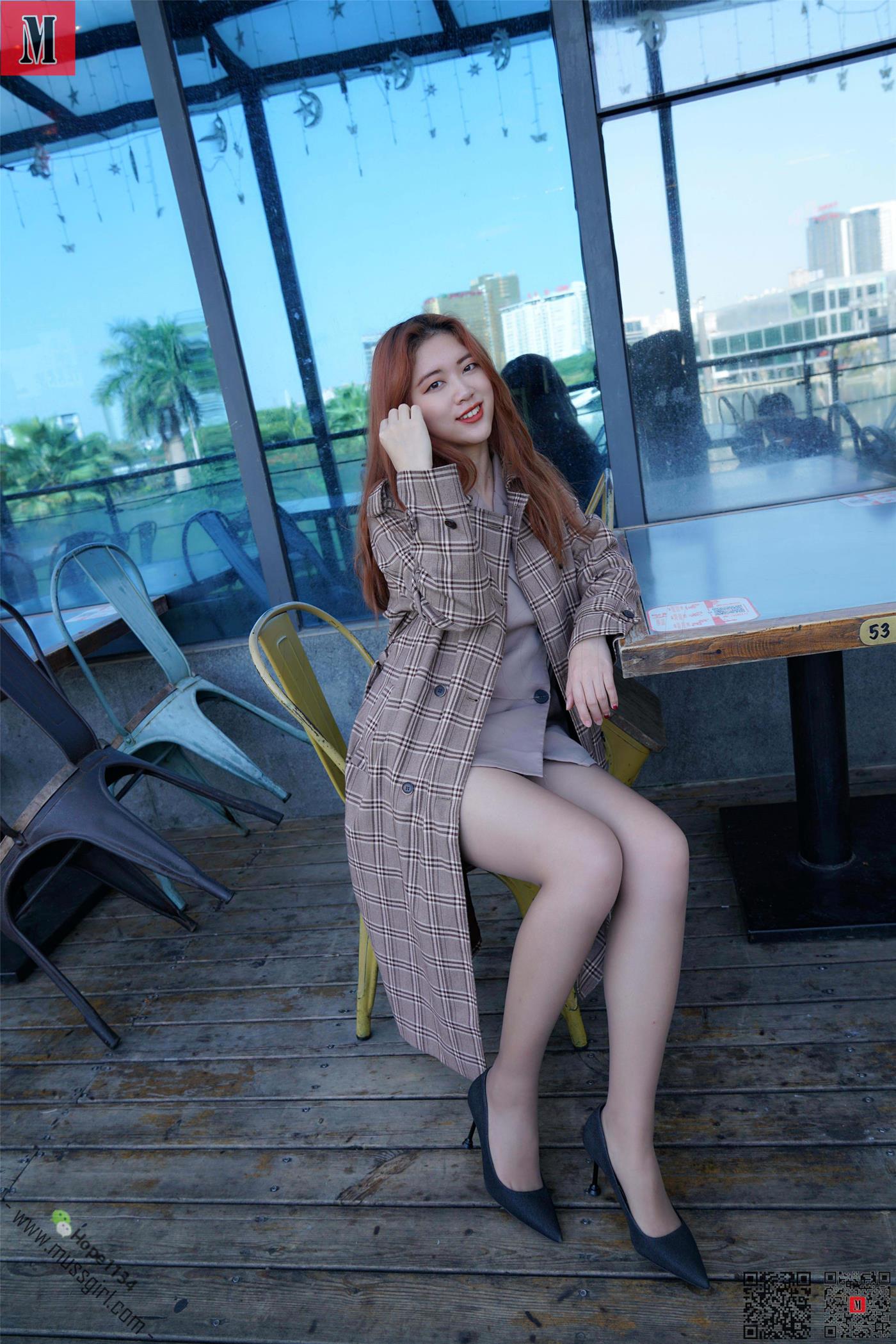 [MussGirl慕丝女郎]NO.213 格子风衣 [83P/131MB]插图3
