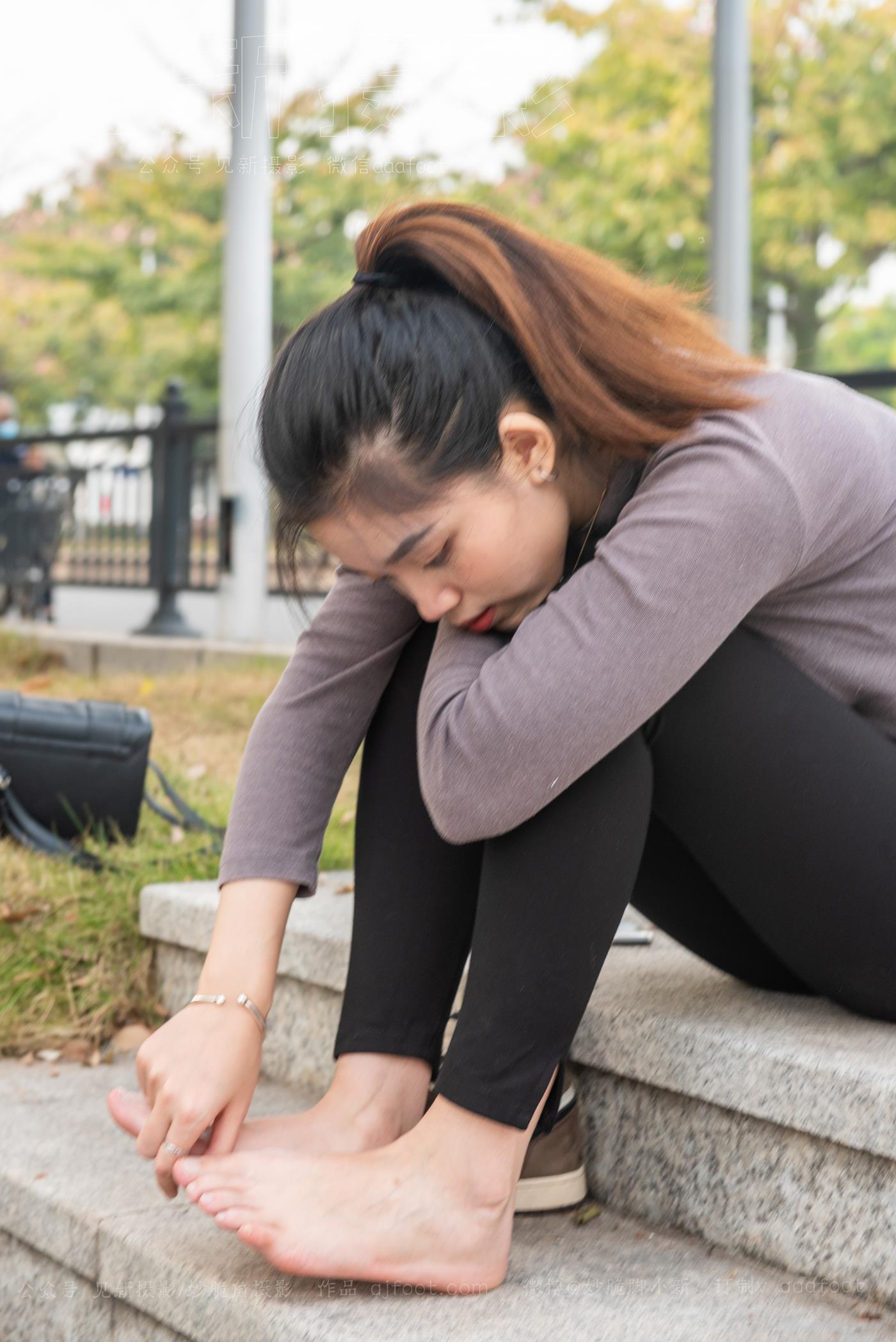 [见新摄影]NO.032 泥土色 倒钩AJ（婧 会展公园）[220P/2V/2.17GB]插图4